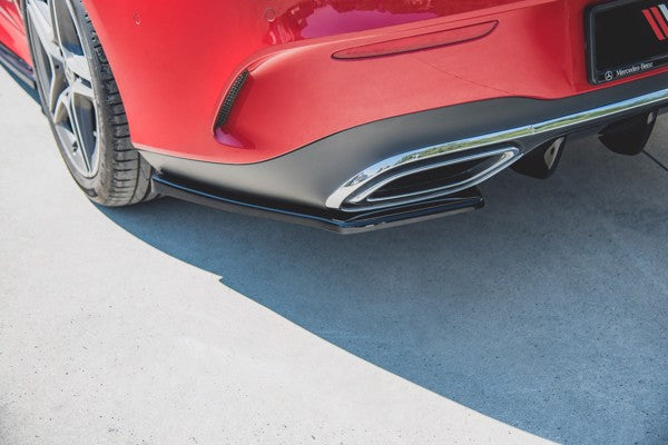 Maxton Rear Side Splitters Mercedes-Benz Cla Shooting Brake Amg-Line X118 - Gloss Black