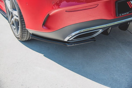 Maxton Rear Side Splitters Mercedes-Benz Cla Shooting Brake Amg-Line X118 - Gloss Black