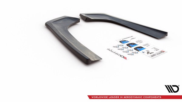 Maxton Rear Side Splitters Mercedes-Benz Cla Shooting Brake Amg-Line X118 - Gloss Black