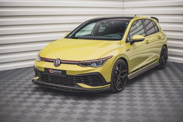 Maxton Front Splitter V.4 Volkswagen Golf 8 Gti Clubsport - Gloss Black