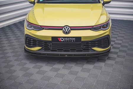 Maxton Front Splitter V.4 Volkswagen Golf 8 Gti Clubsport - Gloss Black