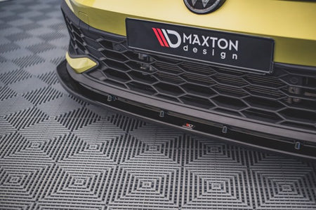 Maxton Front Splitter V.4 Volkswagen Golf 8 Gti Clubsport - Gloss Black