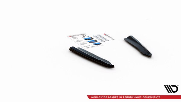 Maxton Rear Side Splitters Mercedes-Benz Glc Coupe Amg-Line C253 Facelift - Gloss Black