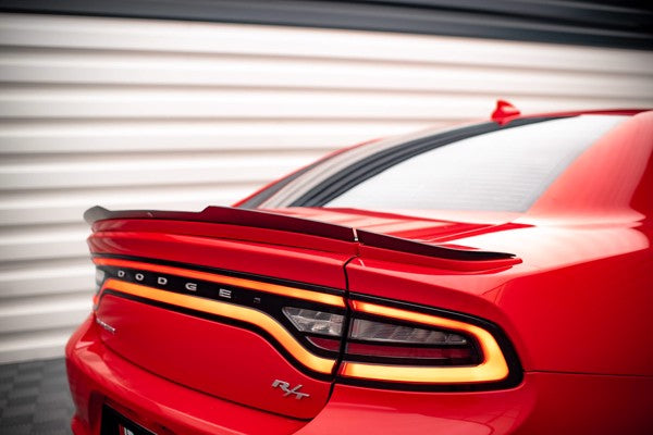 Maxton Set Of Spoiler Caps Dodge Charger Rt Mk7 Facelift - Gloss Black