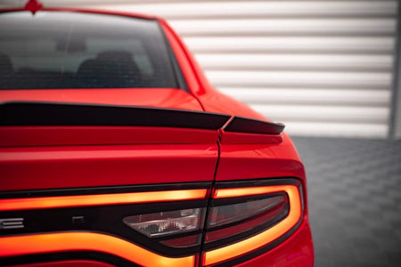 Maxton Set Of Spoiler Caps Dodge Charger Rt Mk7 Facelift - Gloss Black