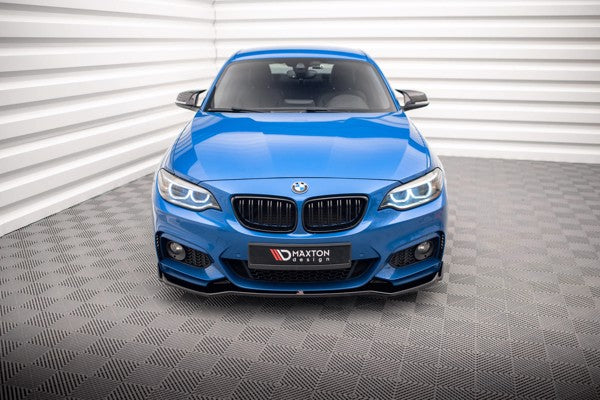 Maxton Front Splitter V.1 BMW 2 M-Pack F22 - Gloss Black