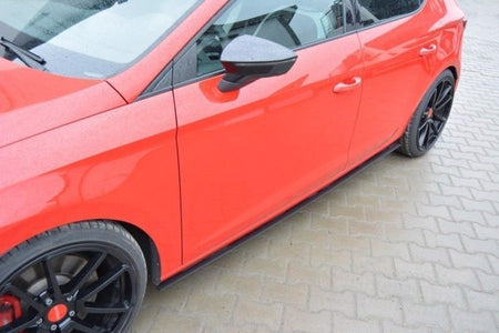 Maxton Racing Side Skirts Diffusers Seat Leon Iii Cupra / Fr