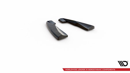 Maxton Rear Side Splitters Volvo Xc60 R-Design Mk1 Facelift  - Gloss Black