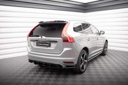 Maxton Rear Side Splitters Volvo Xc60 R-Design Mk1 Facelift  - Gloss Black