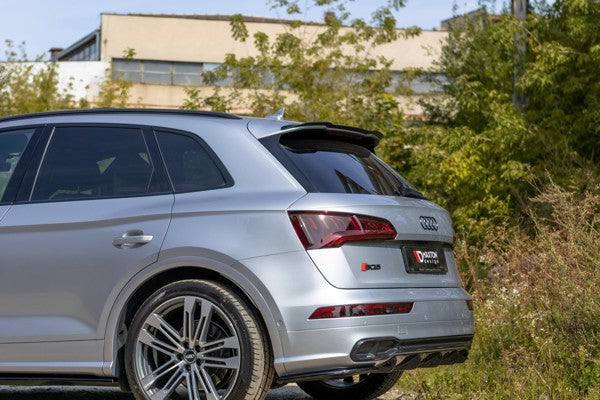Maxton Spoiler Extension Audi Sq5/Q5 S-Line  Mkii - Gloss Black
