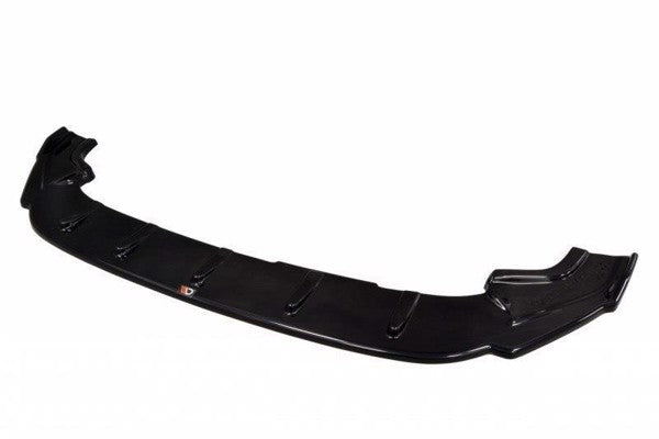 Maxton Front Splitter V.1 VW Golf 7 R / R-Line Facelift - Gloss Black