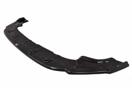 Maxton Front Splitter V.1 VW Golf 7 R / R-Line Facelift - Gloss Black
