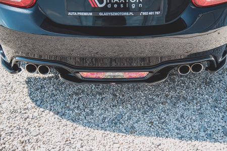 Maxton Central Rear Splitter Fiat 124 Spider Abarth - Gloss Black