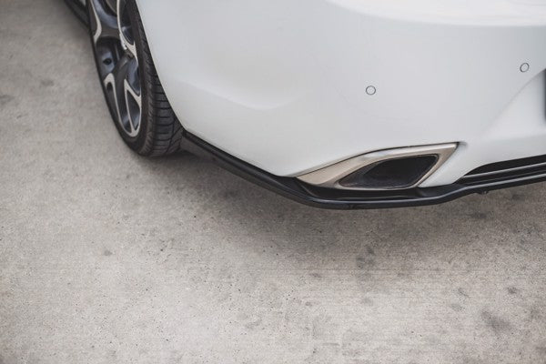 Maxton Central Rear Splitter (With Vertical Bars) Opel Insignia Mk. 1 Opc Facelift - Gloss Black