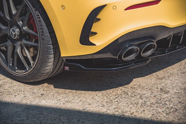 Maxton Rear Side Splitters Mercedes-Amg A 45 S W177 - Gloss Black