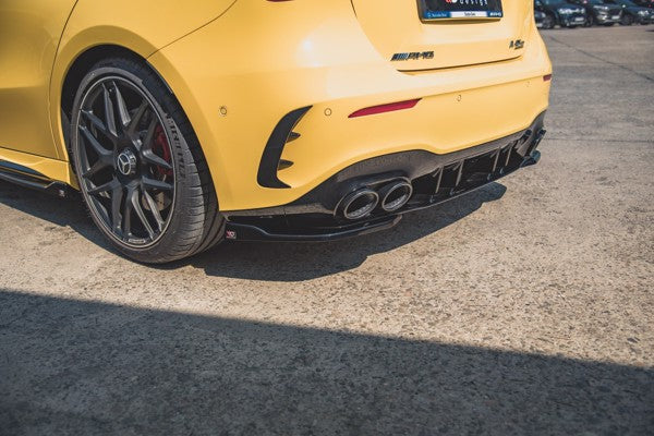 Maxton Rear Side Splitters Mercedes-Amg A 45 S W177 - Gloss Black