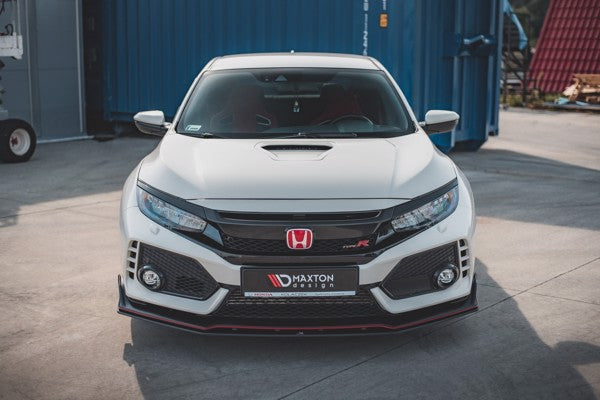 Maxton Racing Durability Front Splitter V.2 Honda Civic X Type-R - Black