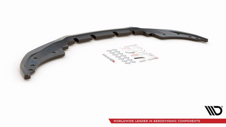 Maxton Front Splitter V.3 BMW 4 M-Pack G22 - Gloss Black