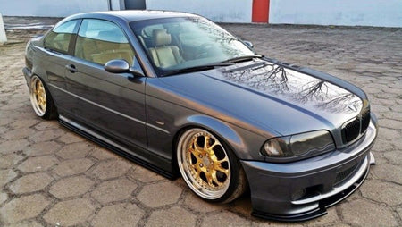 Maxton Front Splitter V.1 For BMW 3 E46 Mpack Coupe - Gloss Black