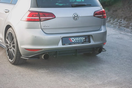 Maxton Rear Side Splitters V.2 VW Golf 7 Gti  - Gloss Black