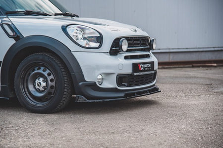 Maxton Front Splitter Mini Countryman Mk1 Jcw  - Gloss Black