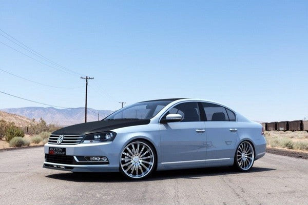 Maxton Front Splitter VW Passat B7 - Gloss Black