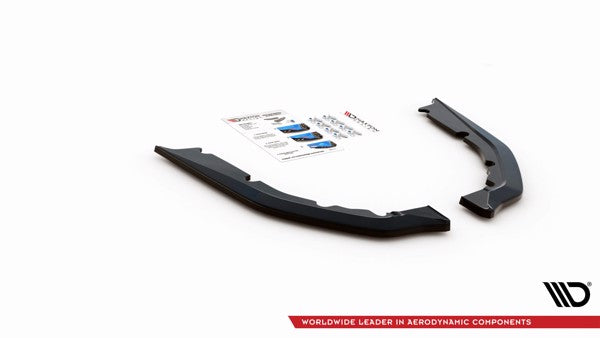 Maxton Rear Side Splitters BMW M4 G82 - Gloss Black