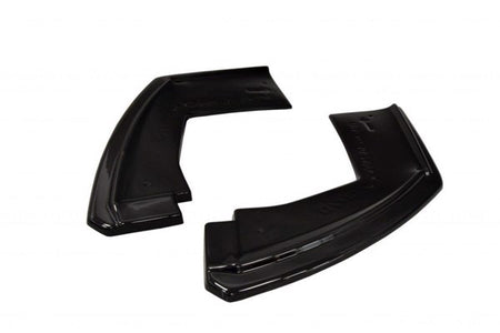 Maxton Rear Side Splitters For BMW X6 F16 Mpack - Gloss Black