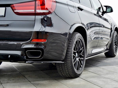 Maxton Side Skirts Diffusers BMW X5 F15 M-Pack - Gloss Black