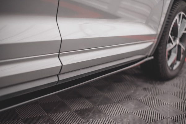 Maxton Side Skirts Diffusers Skoda Kodiaq Mk1 Sportline/RS - Gloss Black