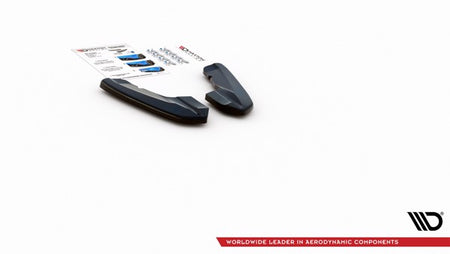 Maxton Rear Side Splitters V.2 Audi RS3 8V Sportback - Gloss Black
