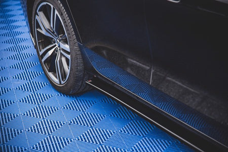 Maxton Side Skirts Diffusers V.2 Volvo S60/V60 R-Design Mk3 - Gloss Black