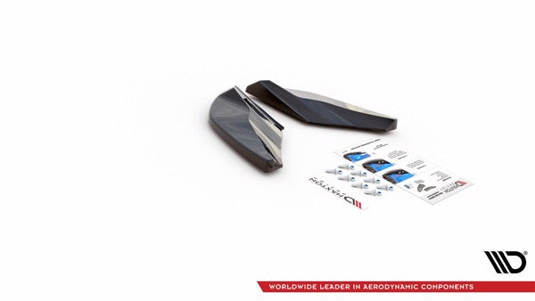 Maxton Rear Side Splitters Cupra Ateca - Gloss Black