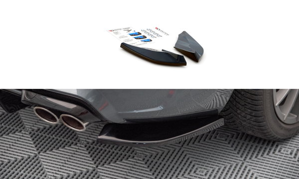 Maxton Rear Side Splitters Cupra Ateca - Gloss Black
