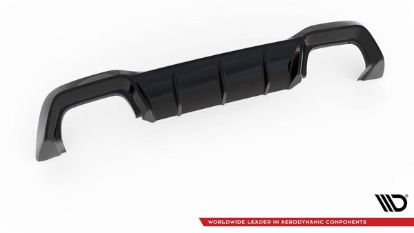 Maxton Rear Valance V.1 Volkswagen Golf R Mk8 - Gloss Black