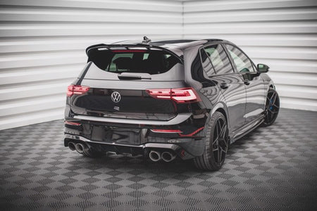 Maxton Rear Valance V.1 Volkswagen Golf R Mk8 - Gloss Black