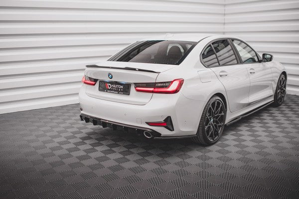 Maxton Rear Side Splitters BMW 3 G20 / G21 - Gloss Black