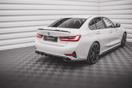 Maxton Rear Side Splitters BMW 3 G20 / G21 - Gloss Black
