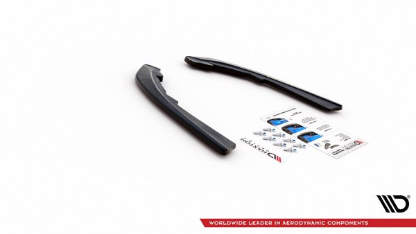 Maxton Rear Side Splitters BMW 3 G20 / G21 - Gloss Black
