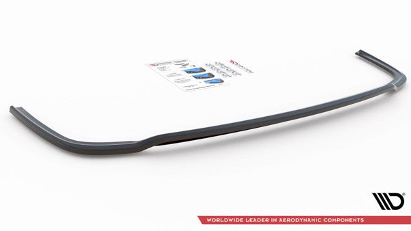 Maxton Central Rear Splitter For Volkswagen Caddy Mk5 - Gloss Black