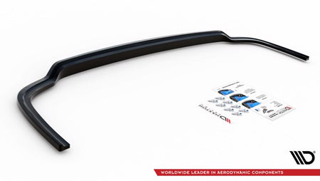 Maxton Central Rear Splitter For Volkswagen Caddy Mk5 - Gloss Black