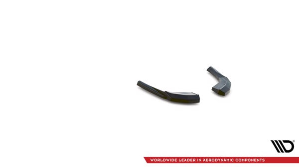 Maxton Rear Side Splitters Audi S3 Sportback 8V Facelift - Gloss Black