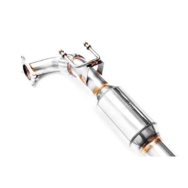RM Motors Downpipe VOLKSWAGEN Jetta Mk5, Mk6 2.0 TSI + CATALYST Emission standard - Euro 3, Capacity - 100 cpsi