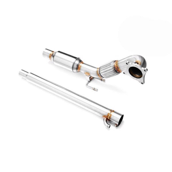 RM Motors Downpipe AUDI A3 8P 1.8, 2.0 TFSI + CATALYST Emission standard - Euro 3, Capacity - 200 cpsi