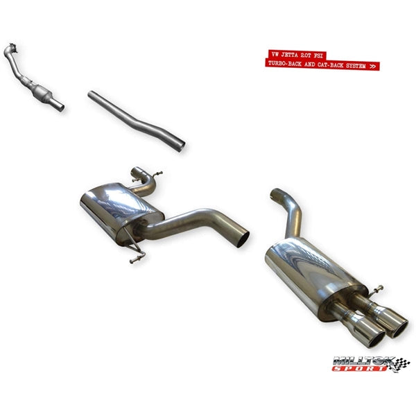 Milltek Downpipe Volkswagen Jetta Mk5 GLI 2.0T FSI