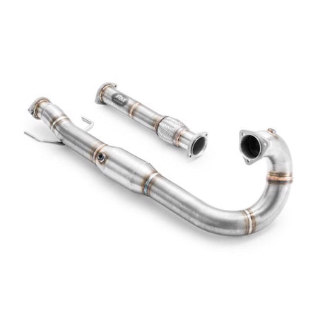 RM Motors Downpipe SAAB 9-5 Mk1, Mk2 2.0T, 2.3T B205, B235 + catalyst Emission standard - Euro 4, Capacity - 200 cpsi