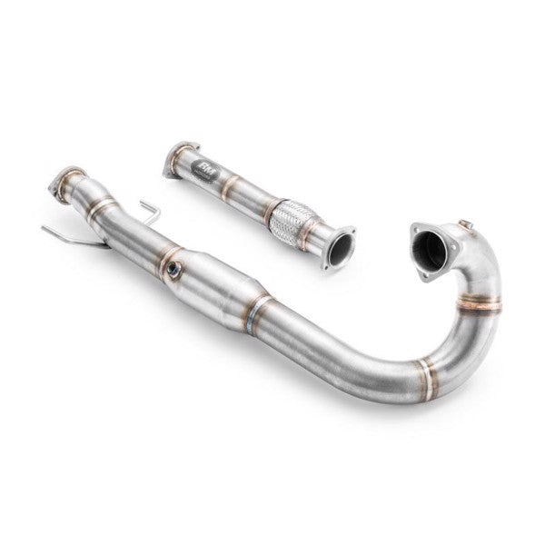 RM Motors Downpipe SAAB 9-5 Mk1, Mk2 2.0T, 2.3T B205, B235 + catalyst Emission standard - Euro 4, Capacity - 200 cpsi