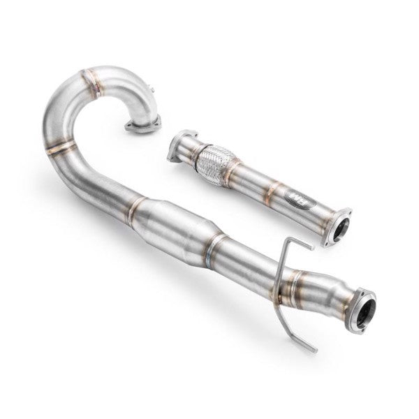 RM Motors Downpipe SAAB 9-5 Mk1, Mk2 2.0T, 2.3T B205, B235 + catalyst Emission standard - Euro 4, Capacity - 100 cpsi