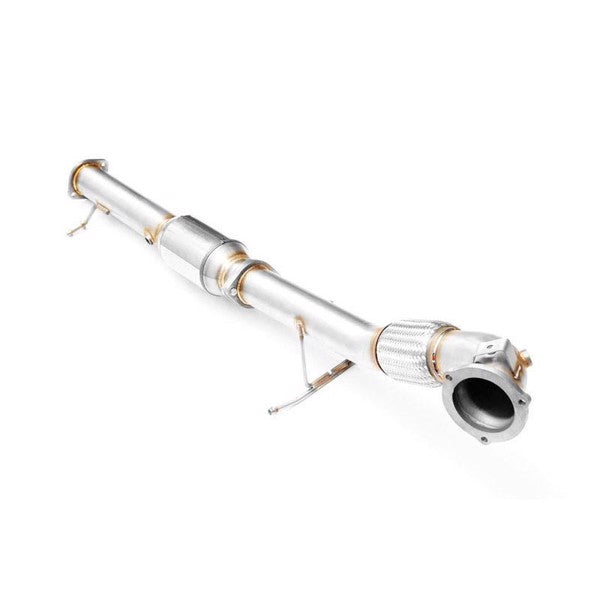 RM Motors Downpipe FORD Focus RS Mk2 2.5T + CATALYST 3,5" Emission standard - Euro 4, Capacity - 200 cpsi