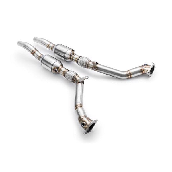 RM Motors Downpipe AUDI A6, S6, Allroad C5 2.7 T + CATALYST Emission standard - Euro 4, Capacity - 100 cpsi